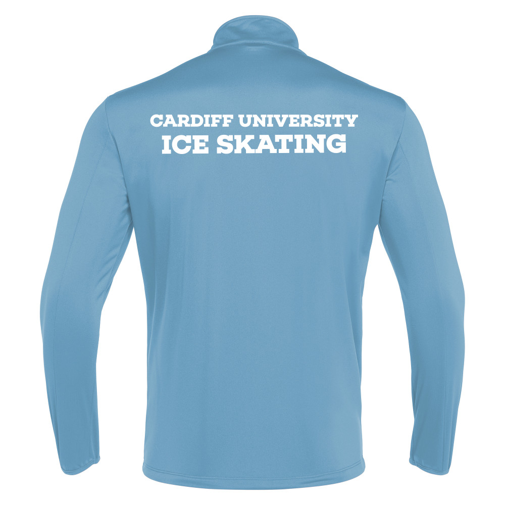 Cardiff University Ice Skating - HAVEL 1/4 zip top (Sky)