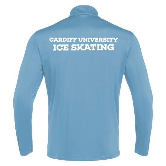 Cardiff University Ice Skating - HAVEL 1/4 zip top (Sky)