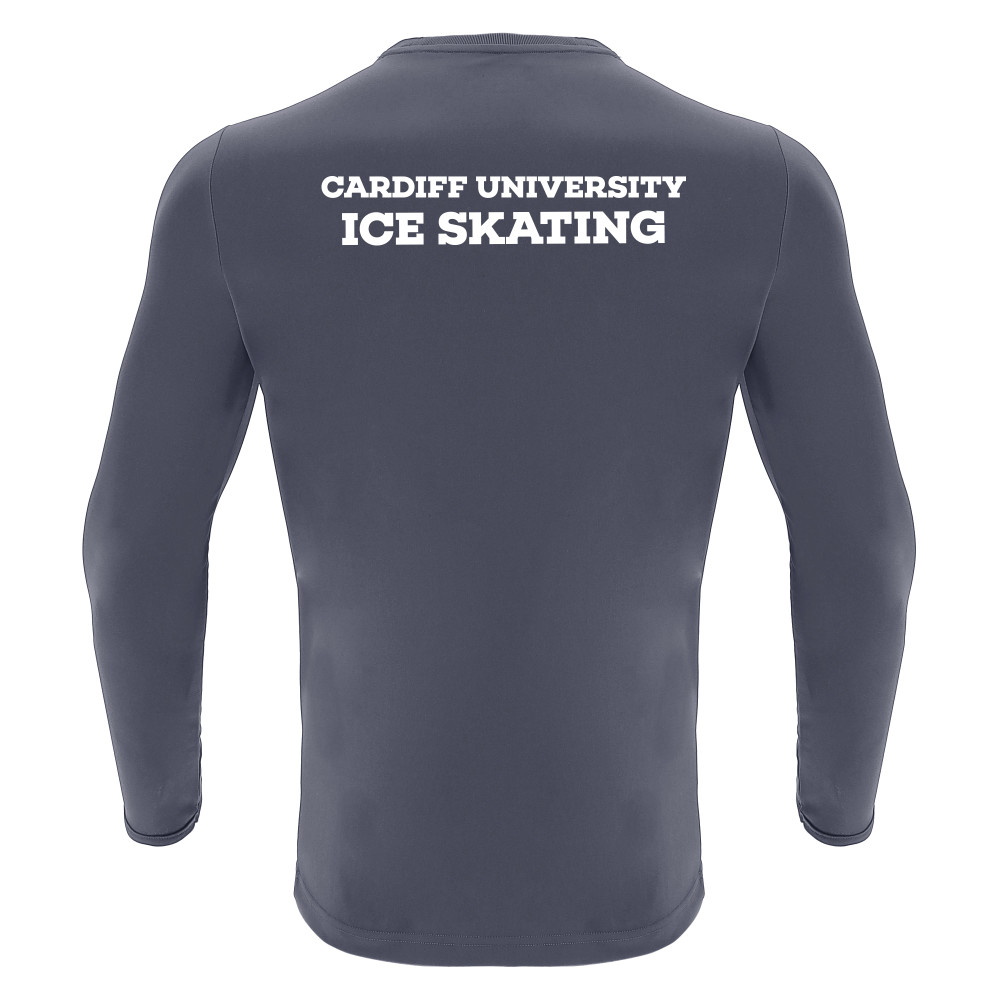 Cardiff University Ice Skating - RIGEL HERO shirt LS (Grey)