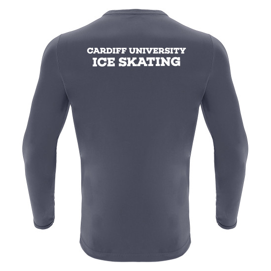 Cardiff University Ice Skating - RIGEL HERO shirt LS (Grey)