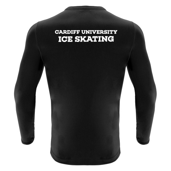 Cardiff University Ice Skating - RIGEL HERO shirt LS (Black)