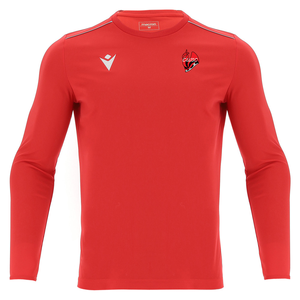 Cardiff University Ice Skating - RIGEL HERO shirt LS (Red)