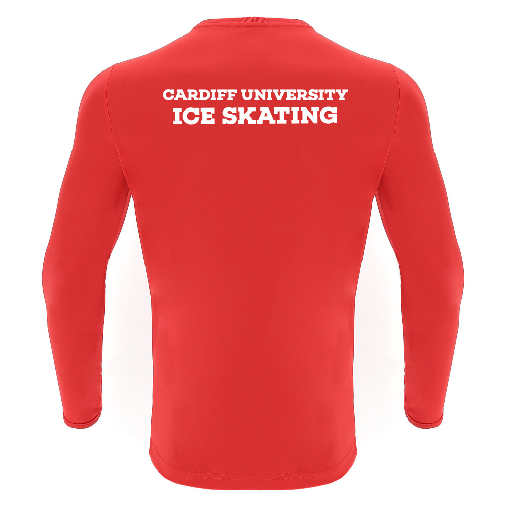 Cardiff University Ice Skating - RIGEL HERO shirt LS (Red)