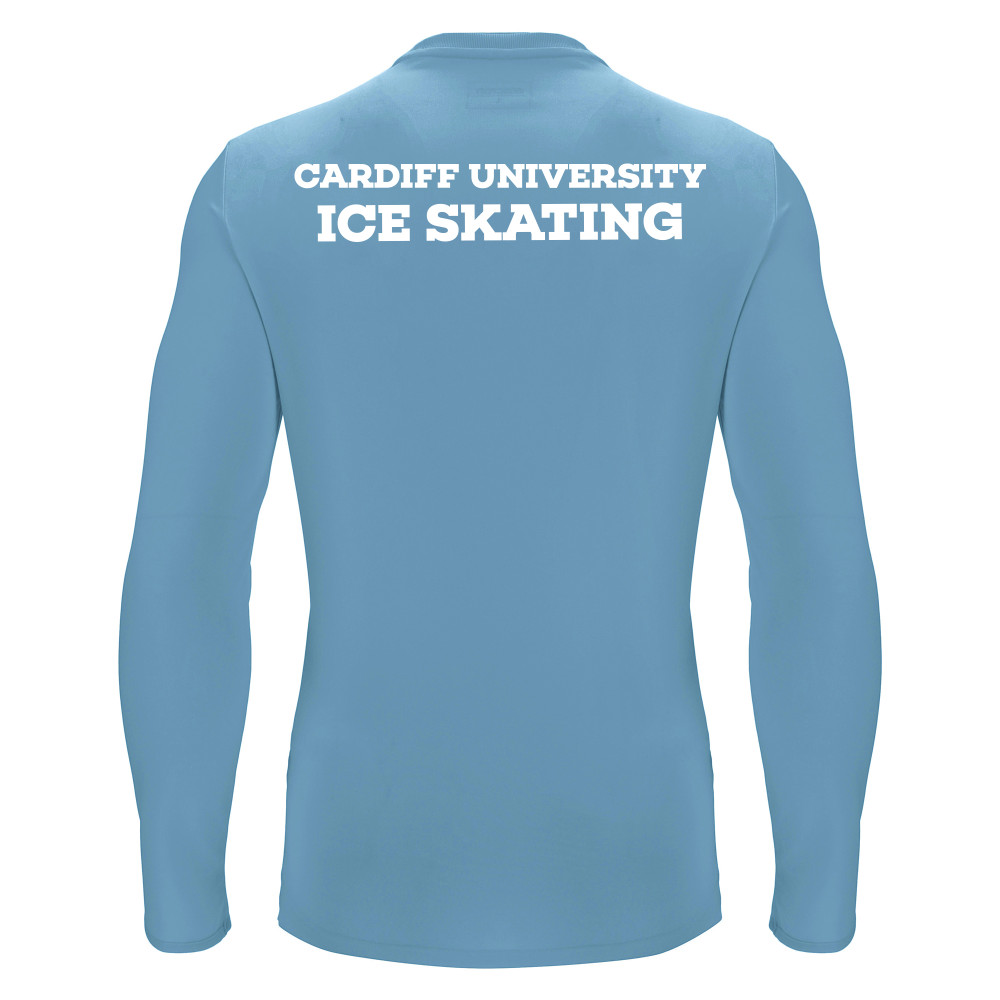 Cardiff University Ice Skating - RIGEL HERO shirt LS (Sky)