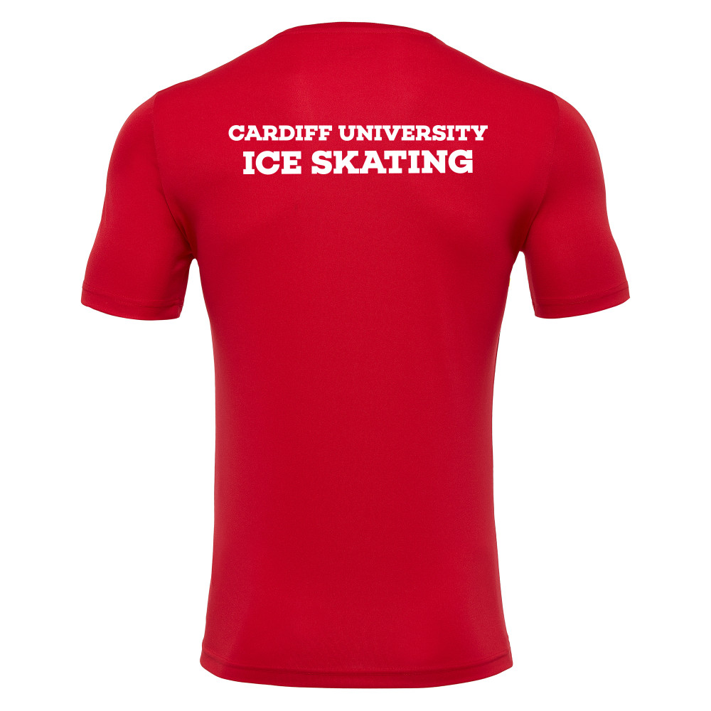 Cardiff University Ice Skating - RIGEL HERO shirt SS (Red)