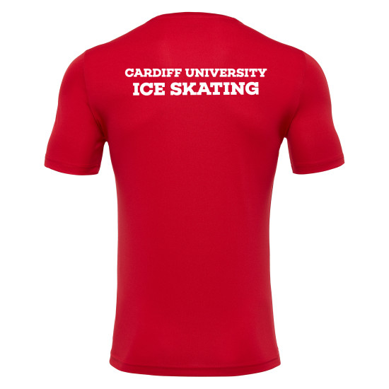Cardiff University Ice Skating - RIGEL HERO shirt SS (Red)