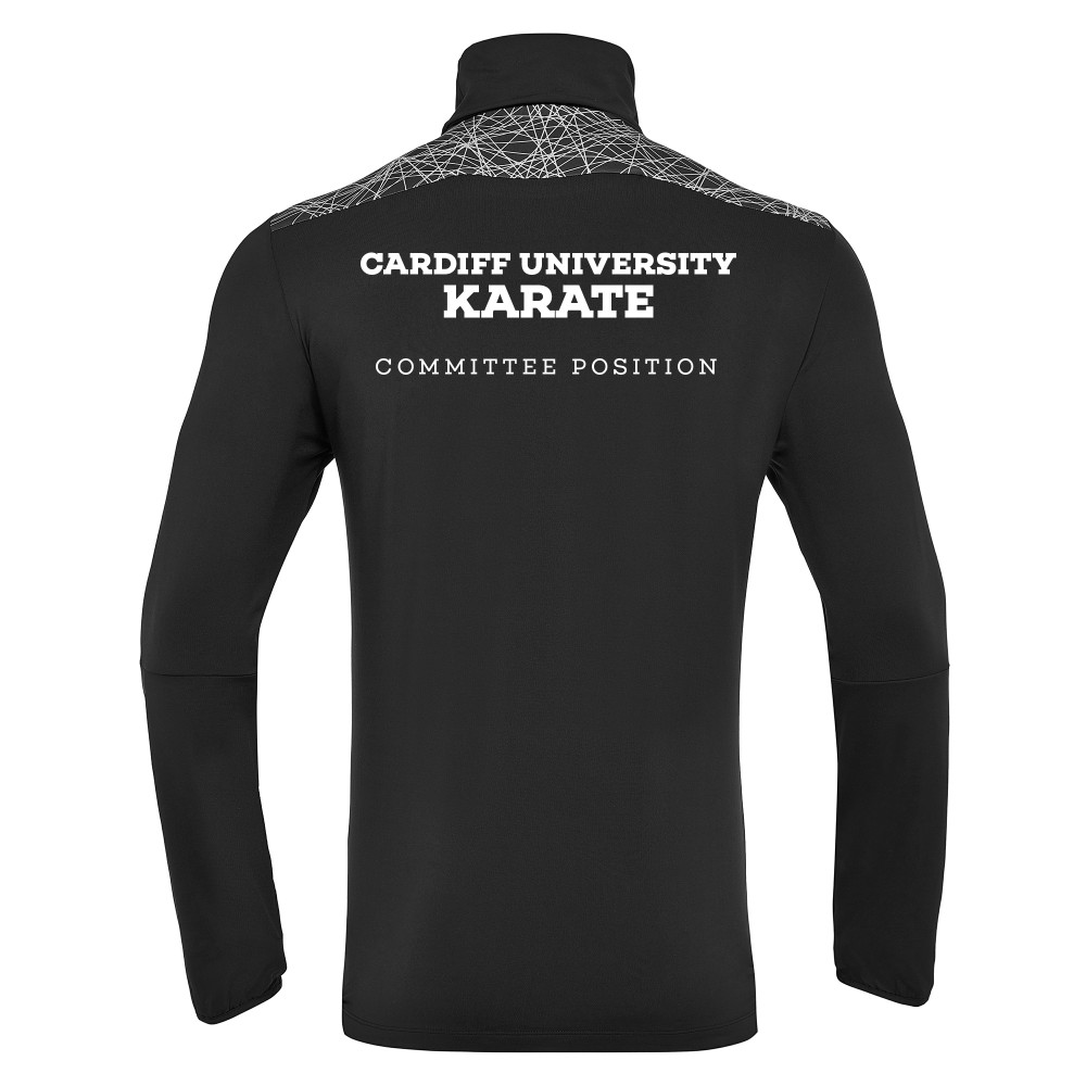 Cardiff University Karate - KOLYMA turtleneck top (Black/White)