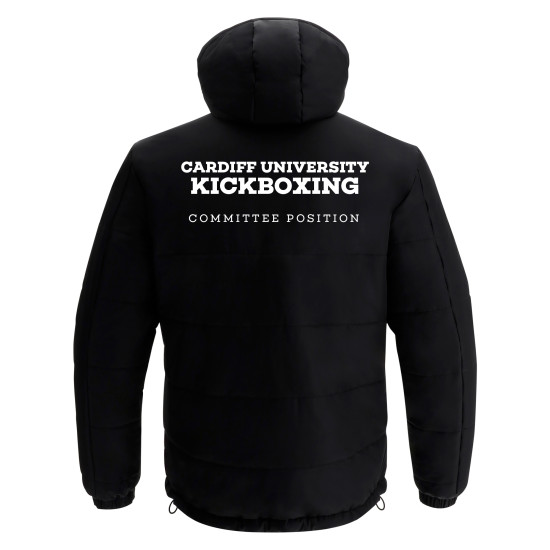 Cardiff University Kickboxing Club - ANDES bomber jacket (Black)