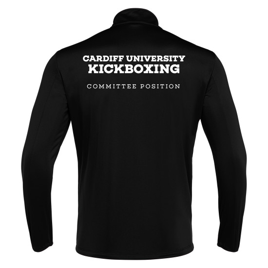 Cardiff University Kickboxing Club - HAVEL 1/4 zip top (Black)