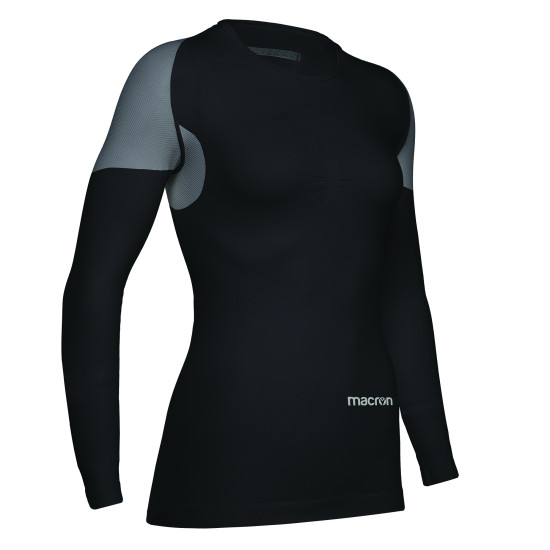 Cardiff University Ladies Lacrosse - PERFORMANCE ++ woman compression long sleeves top (Black)