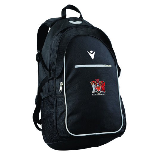 Cardiff University Ladies Rugby - SHUTTLE backpack (Black)