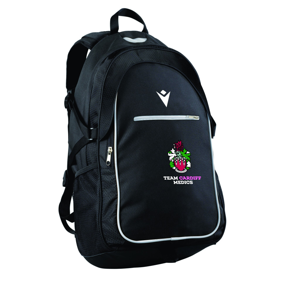Cardiff University Medic Netball - SHUTTLE backpack (Black)