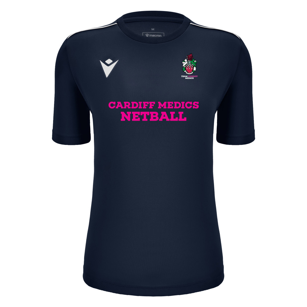 Cardiff University Medic Netball - ARIEL shirt (Navy)