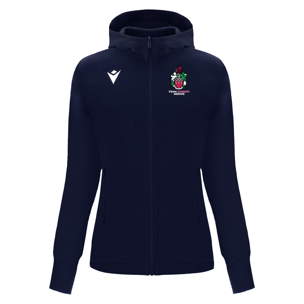 Cardiff University Medic Netball - DRUM full zip hoody (Navy)