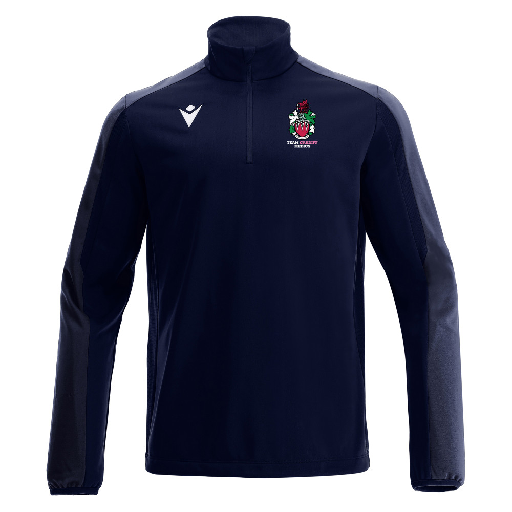 Cardiff University Medic Netball - ARNO 1/4 zip top (Navy)