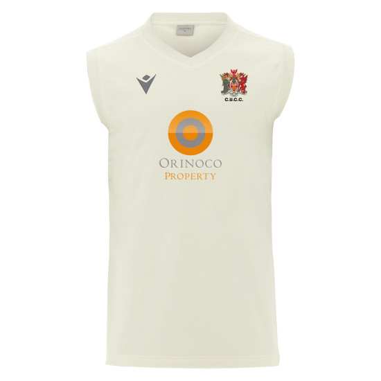 Mens Cricket - BROAD slipover (Off White) Mens Cricket - BROAD slipover (Off White)