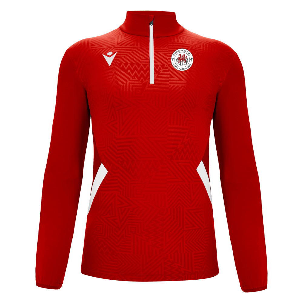 Cardiff University MMA - FRASER 1/4 zip top (Red)