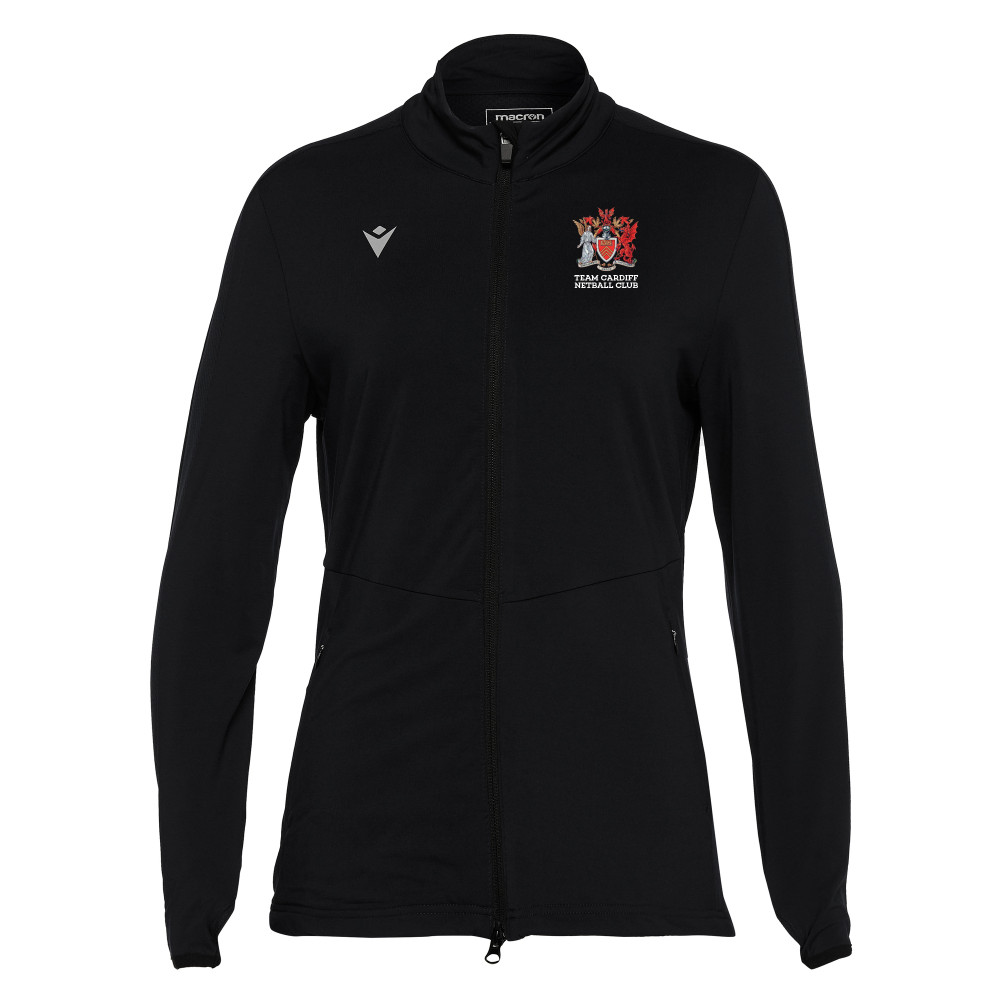 Cardiff University Netball - CAROL full zip top (Black)