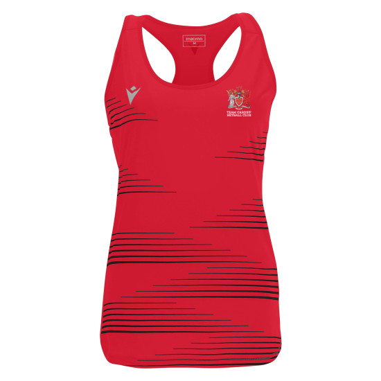 Cardiff University Netball - DOLLY singlet (Red)