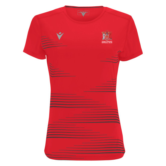 Cardiff University Netball - IRMA shirt (Red)