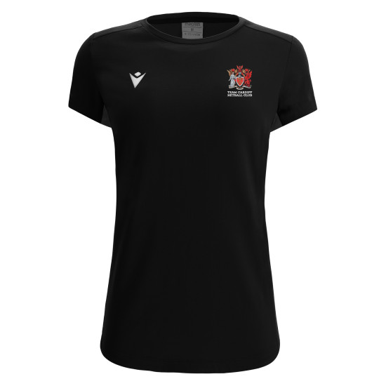 Cardiff University Netball - LUTE T-shirt (Black)