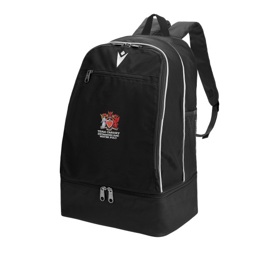 Cardiff University Swimming and Water Polo - MAXI-ACADEMY EVO backpack w/semi-rigid bottom large (Black)