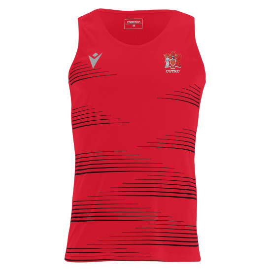 Cardiff University Touch Rugby - DORIAN singlet (Red/Black)
