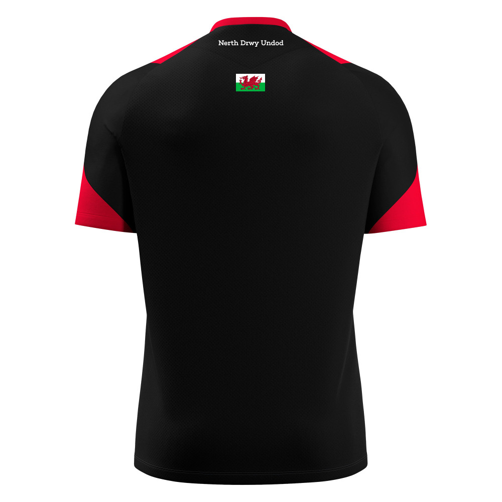 Cardiff University Touch Rugby - GOLEM shirt (Black/Red)