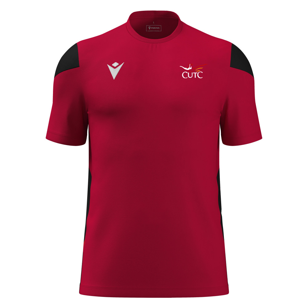 Cardiff University Trampoline Club - POLIS shirt (Red/Black)