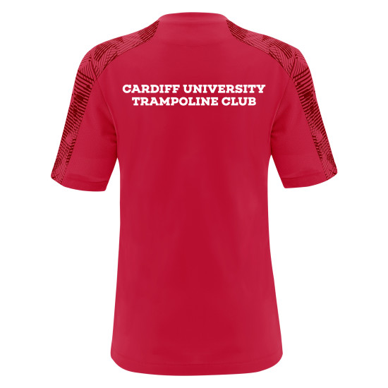 Cardiff University Trampoline Club - BELLATRIX shirt (Red)