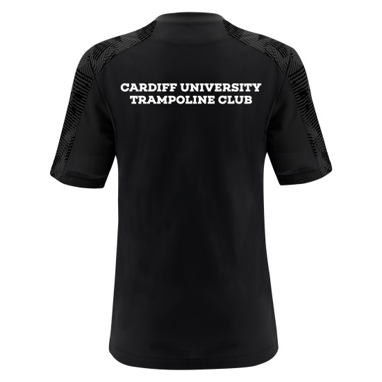 Cardiff University Trampoline Club - BELLATRIX shirt (Black)