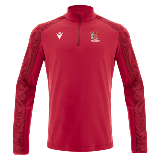 Cardiff University Triathlon - NARYN 1/4 zip top (Red)