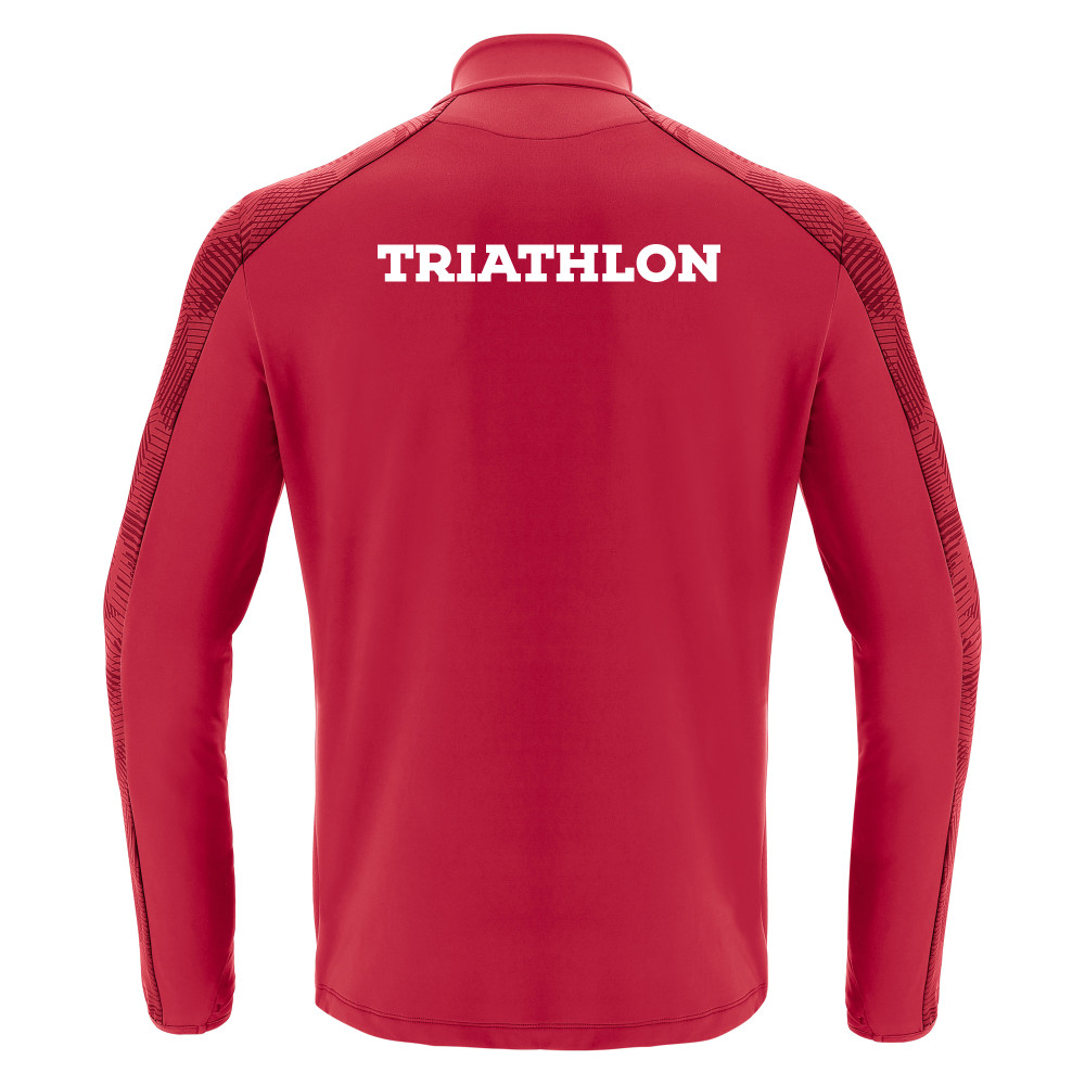 Cardiff University Triathlon - NARYN 1/4 zip top (Red)