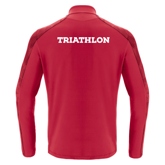 Cardiff University Triathlon - NARYN 1/4 zip top (Red)