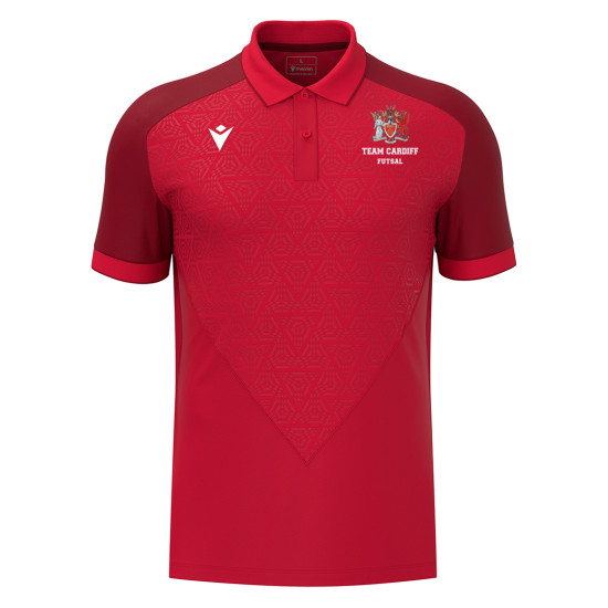 Cardiff University Futsal - BALDWIN polo (Red)