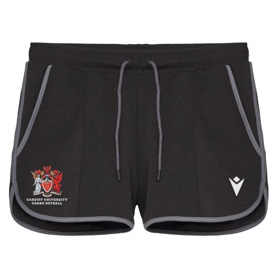 Cardiff University IMG Carbs Netball - ALGHERO shorts (Black)