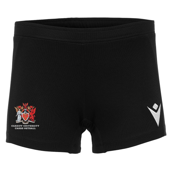 Cardiff University IMG Carbs Netball - OSMIUM HERO shorts (Black)