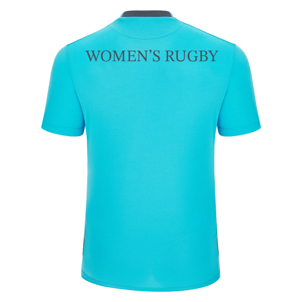 Cardiff University Ladies Rugby - SHEDIR top (Neon Sky)