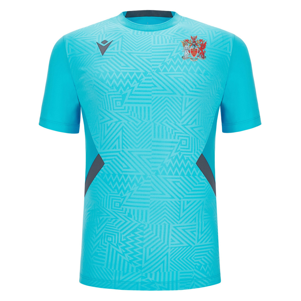 Cardiff University Ladies Rugby - SHEDIR top (Neon Sky)