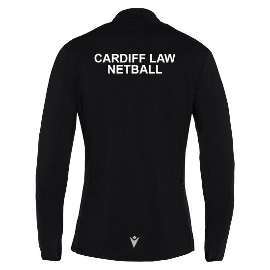 Cardiff University Law Netball - CAROL full zip top (Black)