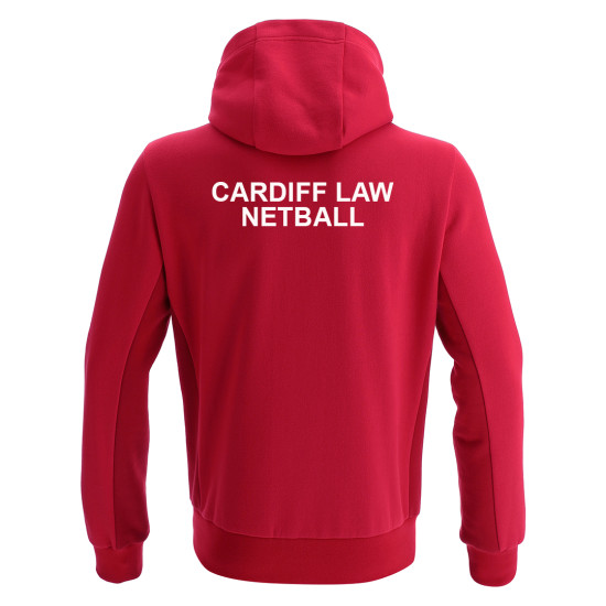 Cardiff University Law Netball - DANCE hoody (Red)