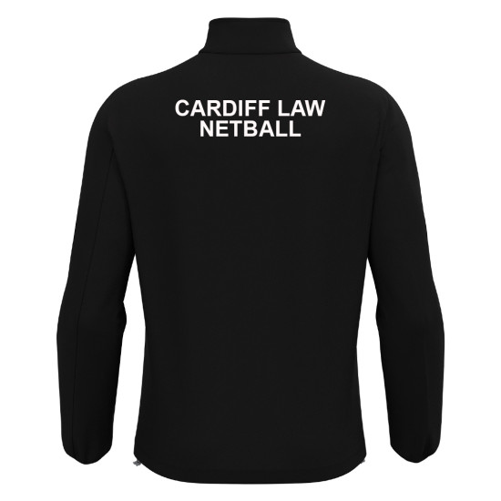 Cardiff University Law Netball - HAVEL 1/4 zip top (Black)