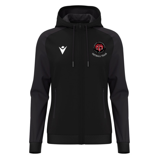 Cardiff University Law Netball - ATLAS full zip hoody (Black)