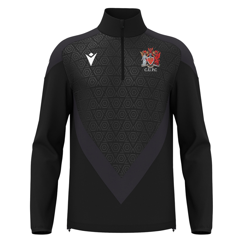 Cardiff University Padel Club - ANDUIN 1/4 zip top (Black) Cardiff University Padel Club - ANDUIN 1/4 zip top (Black)