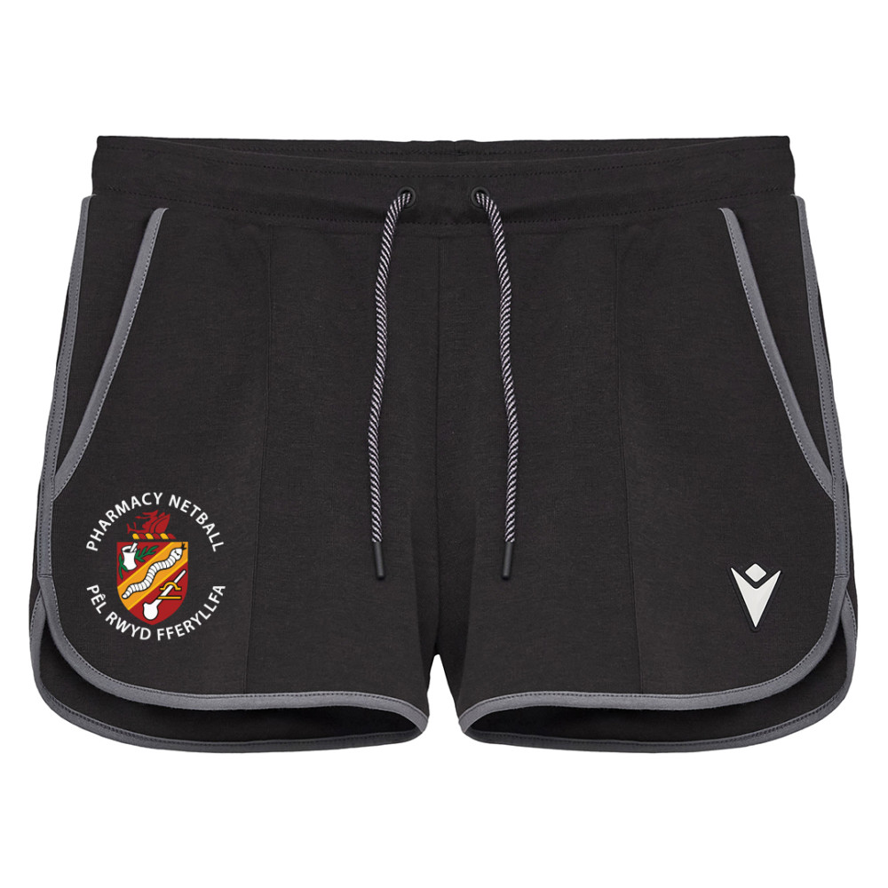 Cardiff University Pharmacy Netball - ALGHERO shorts (Black)