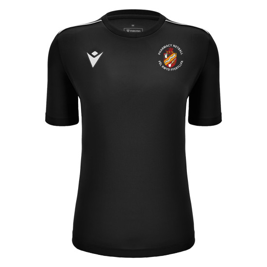 Cardiff University Pharmacy Netball - AREIL shirt (Black)