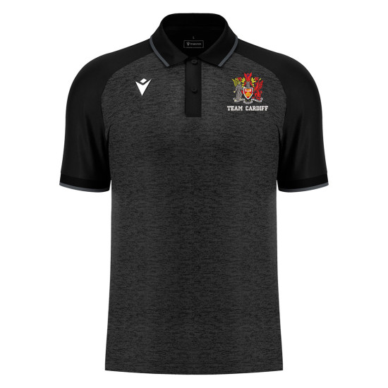 Cardiff University Boxing - AULOS polo (Black)