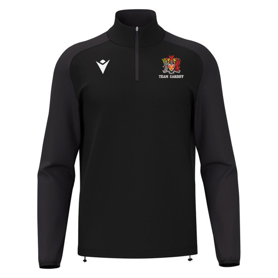 Cardiff University Boxing - ISEN 1/4 zip top (Black)