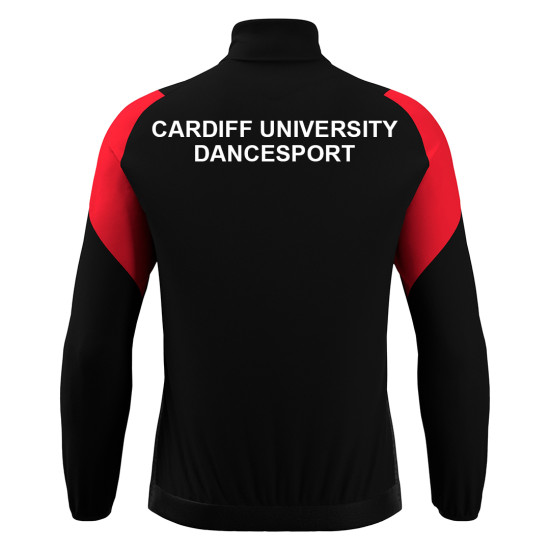 Cardiff University Dance Society - VANIR full zip top (Black&Red)