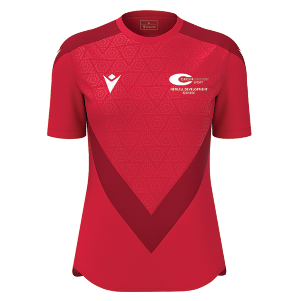 Netball Development Centre - DRYAD shirt (Red)